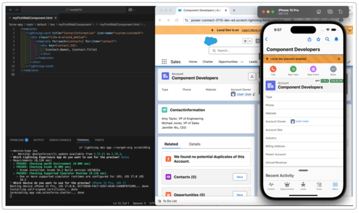 Lightning web component Salesforce
